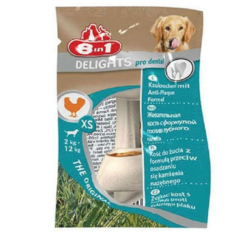 8in1 Delights XS Pro Dental Chicken | Köpek Ağız Ve Diş Bakım Ürünü