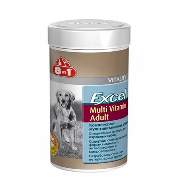8in1 Excel Adult Multivitamin | Köpek Vitamini