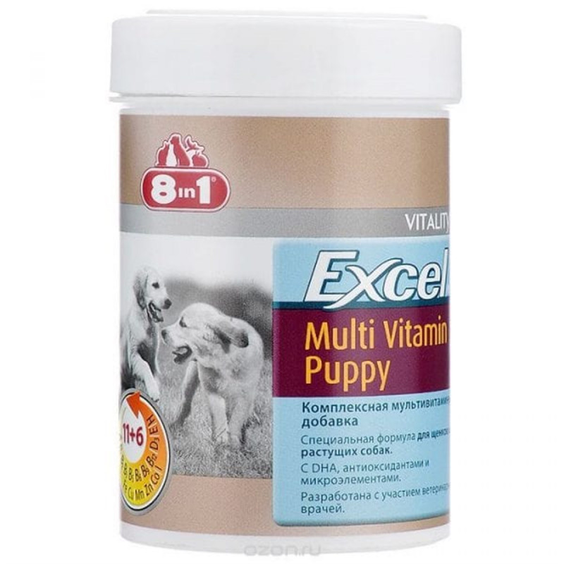 8in1 Excel Puppy Multivitamin | Köpek Vitamini 8in1 Excel Puppy Multivitamin | Köpek Vitamini