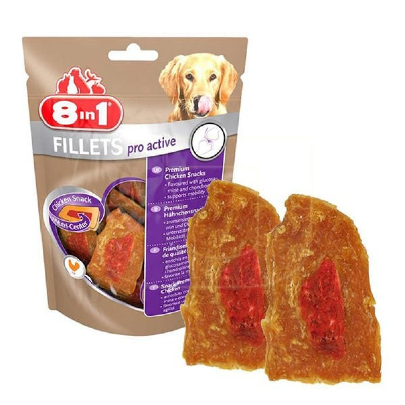 8in1 Fillets Pro Active | Köpek Atıştırmalık Ödül Maması 8in1 Fillets Pro Active | Köpek Atıştırmalık Ödül Maması
