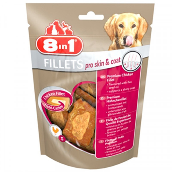 8in1 Fillets Pro Skin & Coat | Köpek Atıştırmalık Ödül Maması