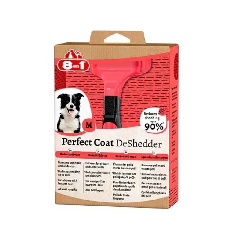 8in1 M Perfect Coat DeShedder Tüy Toplayıcı Tarak | Köpek Tarağı 8in1 M Perfect Coat DeShedder Tüy Toplayıcı Tarak | Köpek Tarağı