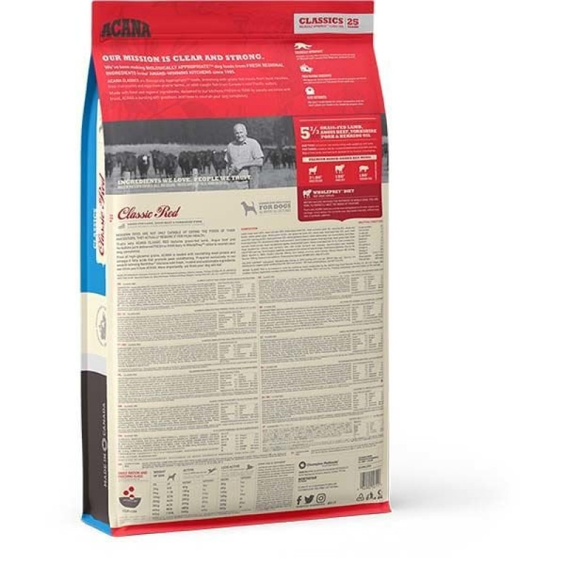 Acana 11,4 Kg Classics Classic Red | Yetişkin Köpek Kuru Maması