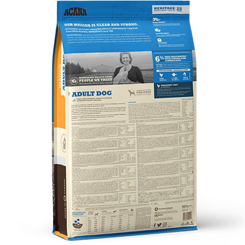 Acana 11,4 Kg Heritage Adult | Yetişkin Köpek Kuru Maması