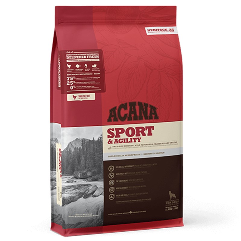 Acana 17 Kg Heritage Sport & Agility | Yetişkin Köpek Kuru Maması Acana 17 Kg Heritage Sport & Agility | Yetişkin Köpek Kuru Maması