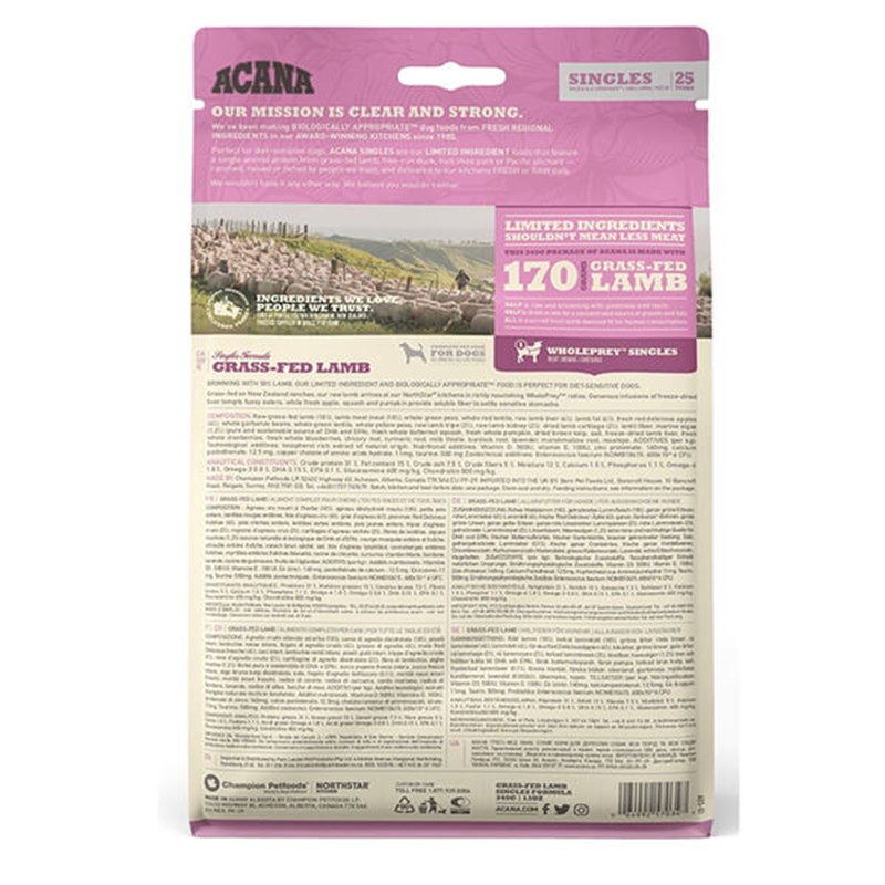Acana 340 Gr Grass-Fed Lamb Dog Food | Yetişkin Köpek Kuru Maması