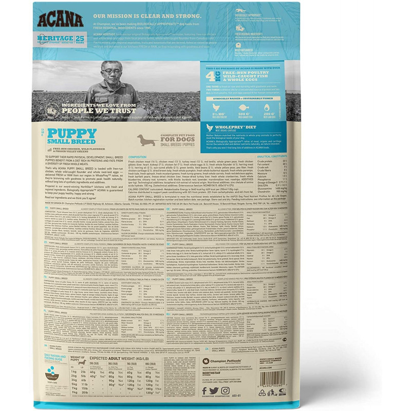 Acana 6 kg Heritage Puppy Small Breed | Yavru Köpek Kuru Maması