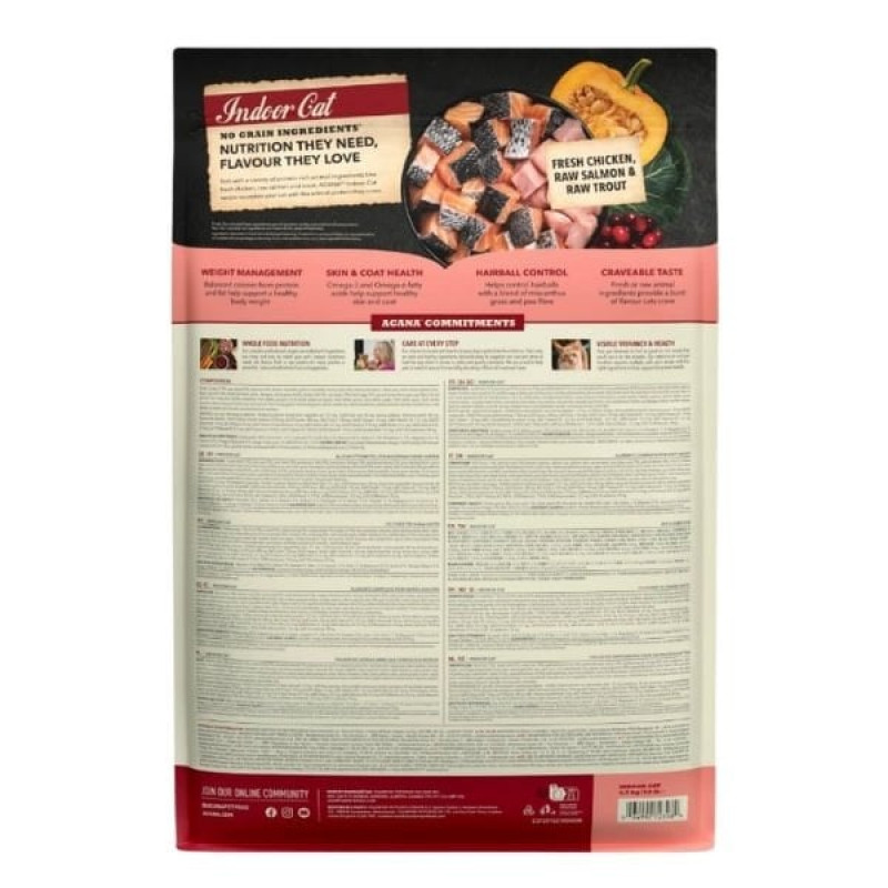 Acana Indoor Yüksek Proteinli 4.5 Kg Tavuklu ve Balıklı Yetişkin Kedi Maması