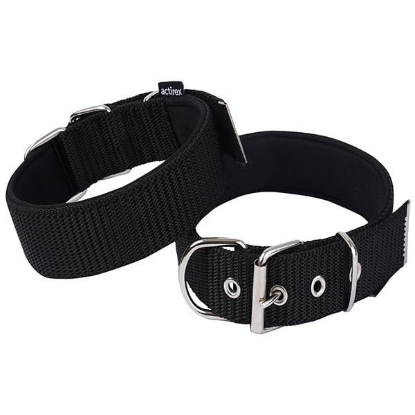 Actirex 3x47-55 Cm Sade Boyun Tasması Siyah L | Köpek Boyun Tasması