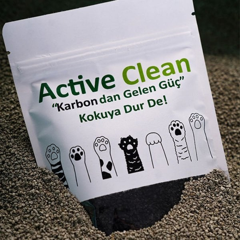 Active Clean 240 Gr Organik Kum Koku Giderici | Leke Ve Koku Giderici