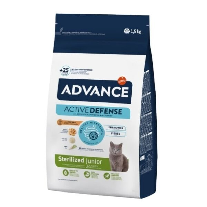 Advance 1.5 Kg Junior Sterilised Tavuklu Kısırlaştırılmış | Kısırlaştırılmış Kedi Maması