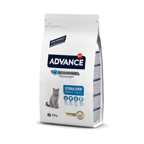 Advance 1,5 Kg Sterilised Hindili Kısırlaştırılmış Yetişkin | Yetişkin Kedi Maması
