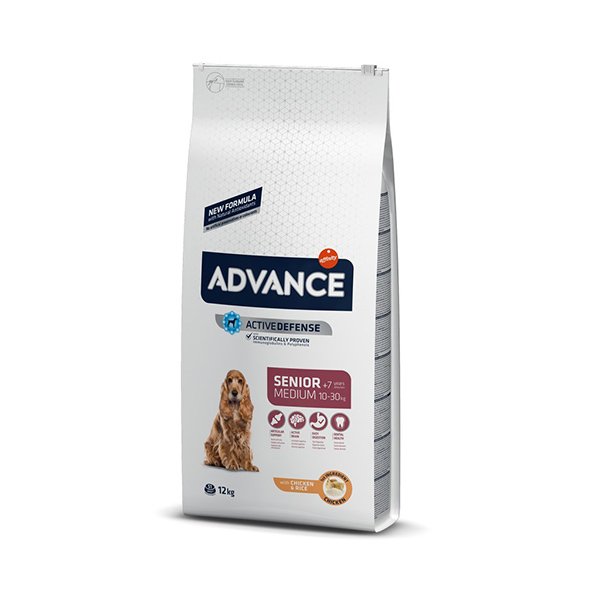 Advance 12 Kg Senior Medium Tavuklu Orta Irk Yaşlı | Yaşlı Köpek Kuru Maması