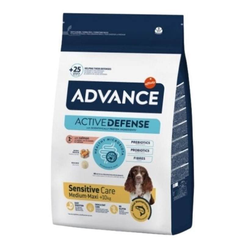 Advance 12 Kg Sensitive Somonlu Orta ve Büyük Irk Yetişkin | Yetişkin Köpek Kuru Maması