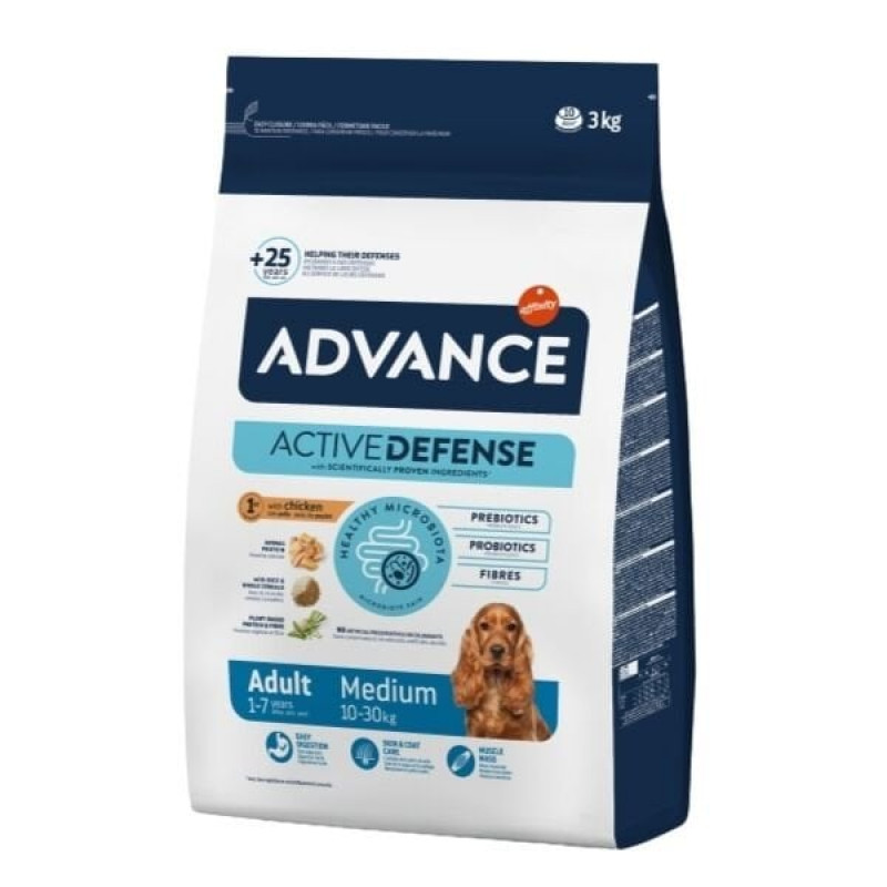 Advance 3 Kg Adult Medium Tavuklu Orta Irk Yetişkin | Yetişkin Köpek Kuru Maması