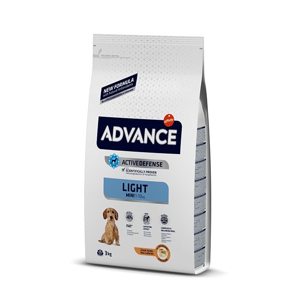 Advance 3 Kg Light Mini Tavuklu Küçük Irk Diyet | Köpek Diyet Light Kuru Mama