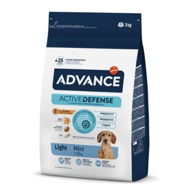 Advance 3 Kg Light Mini Tavuklu Küçük Irk Diyet | Köpek Diyet Light Kuru Mama