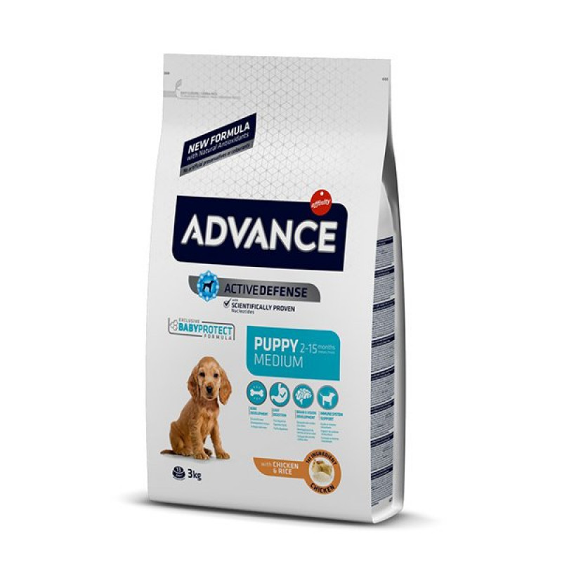 Advance 3 Kg Puppy Medium Tavuklu Orta Irk Yavru | Yavru Köpek Kuru Maması Advance 3 Kg Puppy Medium Tavuklu Orta Irk Yavru | Yavru Köpek Kuru Maması
