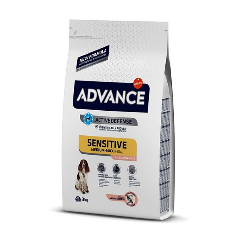 Advance 3 Kg Sensitive Somonlu Orta ve Büyük Irk Yetişkin | Yetişkin Köpek Kuru Maması Advance 3 Kg Sensitive Somonlu Orta ve Büyük Irk Yetişkin | Yetişkin Köpek Kuru Maması