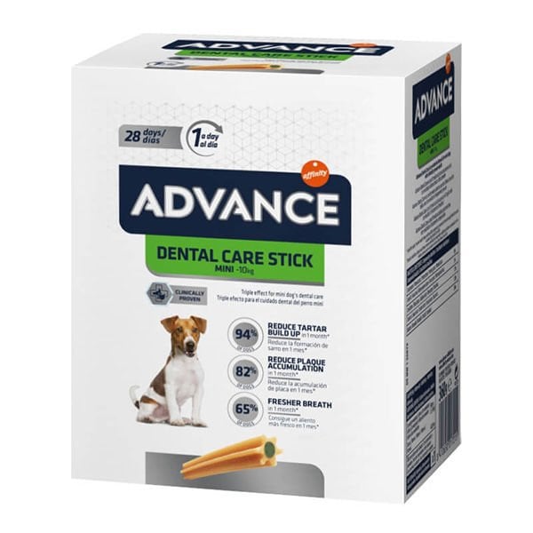 Advance Dental Stick Mini  90 Gr 4 Adet | Köpek Kemik Ödül Maması