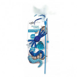 5 Oyuncaklı Peluş Olta Mavi | Kedi Oltası 5 Oyuncaklı Peluş Olta Mavi | Kedi Oltası