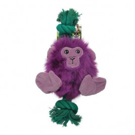 İpli Maymun Peluş Mor Yeşil | Köpek Çiğneme İpli Maymun Peluş Mor Yeşil | Köpek Çiğneme