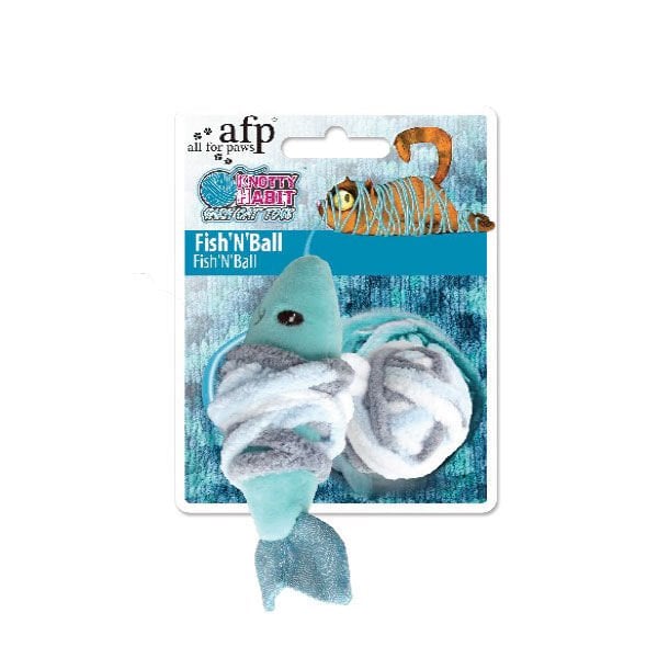 Afp Knotty Habit İplik Balık Peluş Renkli | Peluş Kedi Oyuncağı
