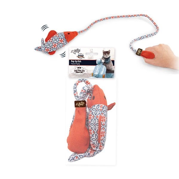 Afp Manuel Pompalı Hareketli Balık | Kedi Zeka Oyuncağı