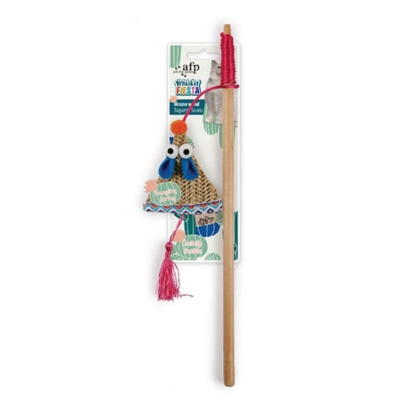 Afp Püsküllü Fare Hasır Olta | Kedi Oltası Afp Püsküllü Fare Hasır Olta | Kedi Oltası