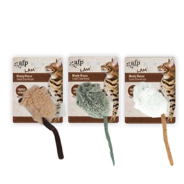 Afp Sesli Tüylü Fare | Peluş Kedi Oyuncağı