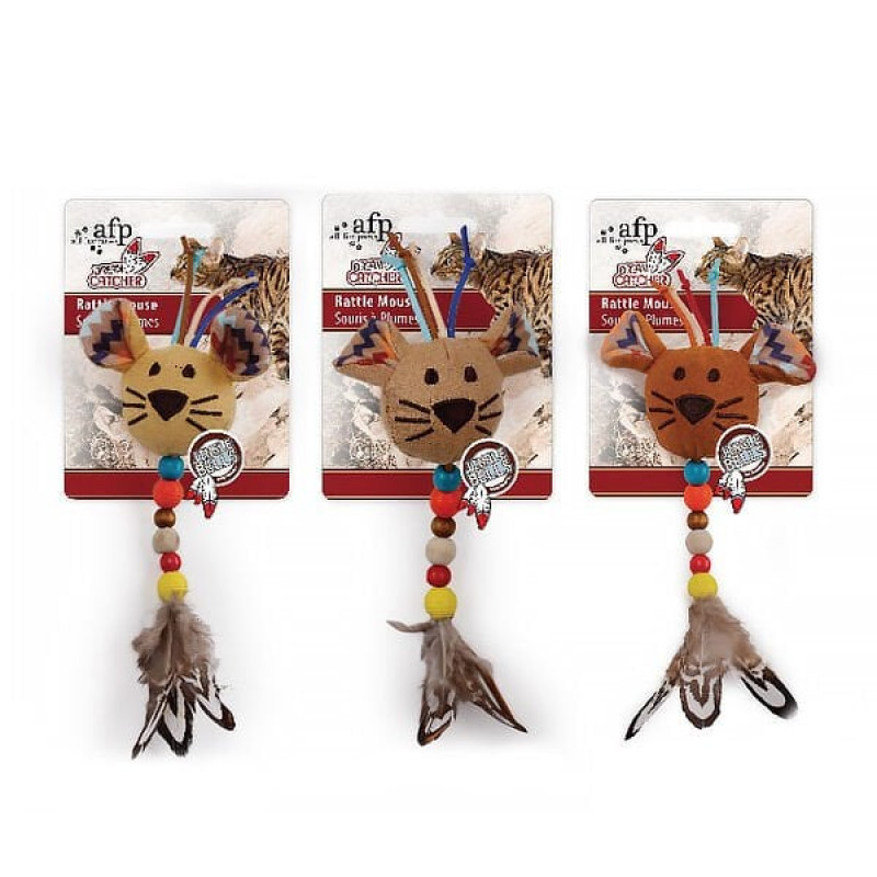 Afp Tüylü Fare | Peluş Kedi Oyuncağı