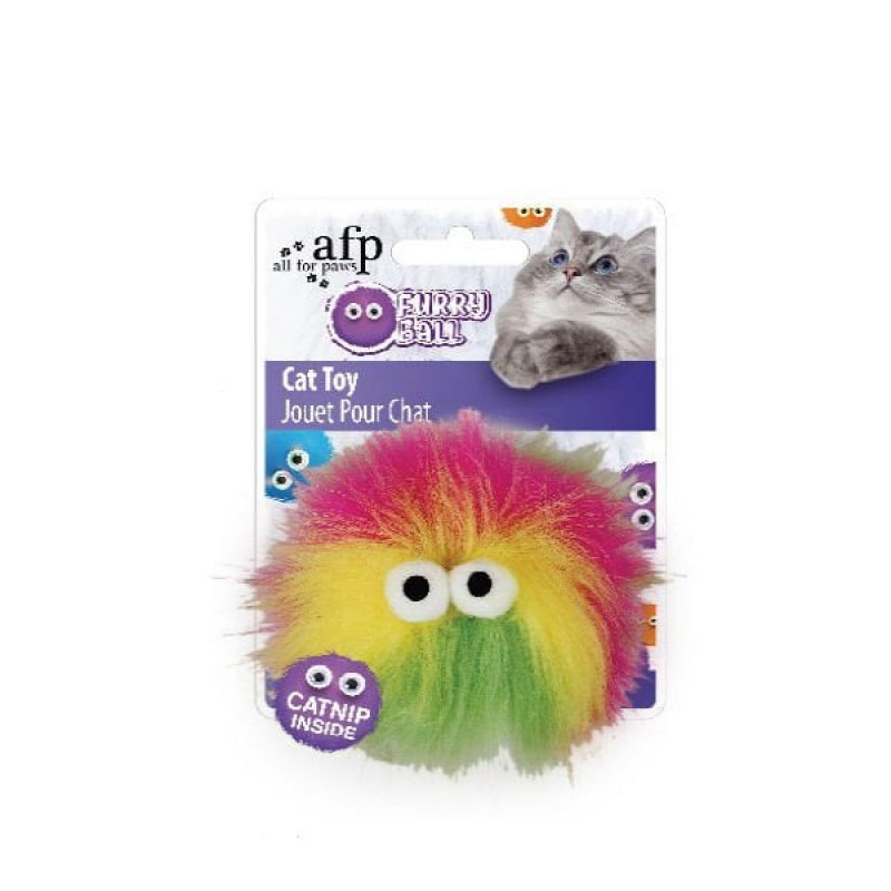 Afp Tüylü Top Pembe | Kedi Top Oyuncak Afp Tüylü Top Pembe | Kedi Top Oyuncak