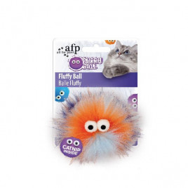 Tüylü Top Turuncu | Peluş Kedi Oyuncağı Tüylü Top Turuncu | Peluş Kedi Oyuncağı