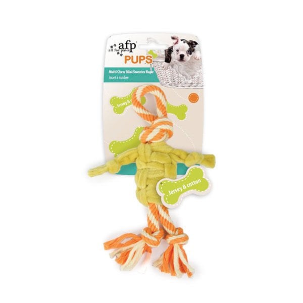 Afp Yavru Diş İpi Beyaz Sarı Turuncu | Köpek Diş İpi