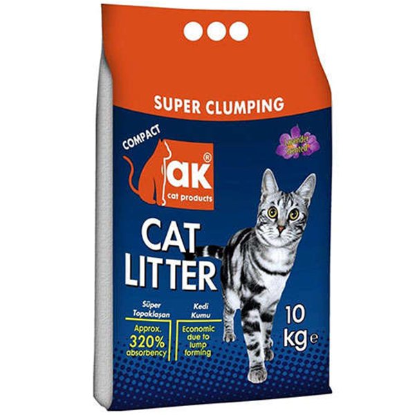 Akkum 10 Kg Ince Taneli Lavanta Kokulu Kedi Kumu | Kedi Kumu Koku Giderici