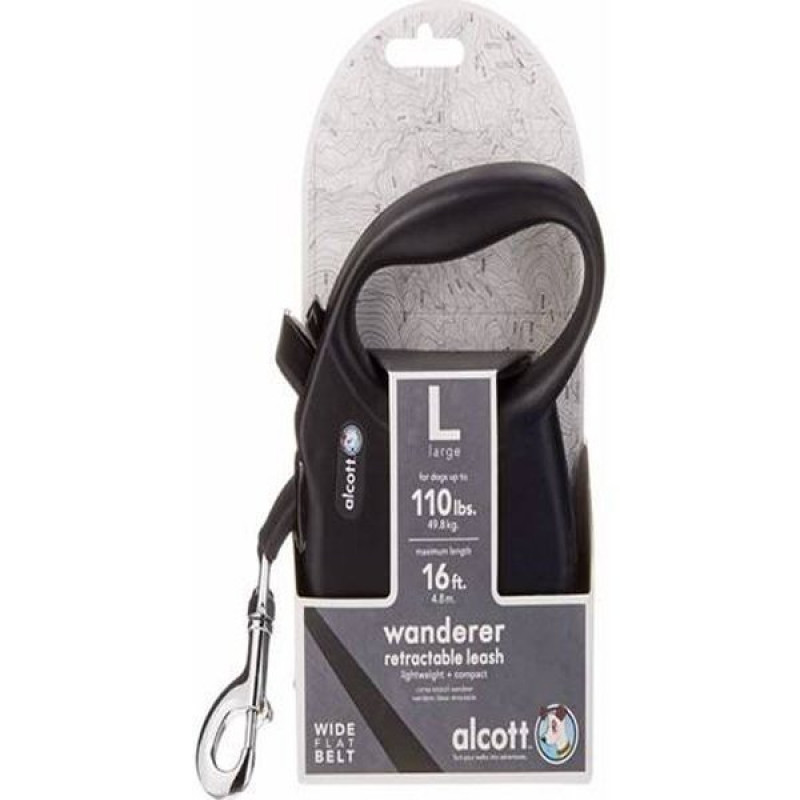 Alcott 5M Wanderer Otomatik Şerit Gezdirme Tasması (L) Siyah | Köpek Gezdirme Tasması Alcott 5M Wanderer Otomatik Şerit Gezdirme Tasması (L) Siyah | Köpek Gezdirme Tasması