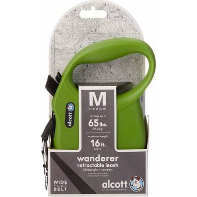 Alcott 5M Wanderer Otomatik Şerit Gezdirme Tasması (M) Yeşil | Köpek Gezdirme Tasması Alcott 5M Wanderer Otomatik Şerit Gezdirme Tasması (M) Yeşil | Köpek Gezdirme Tasması