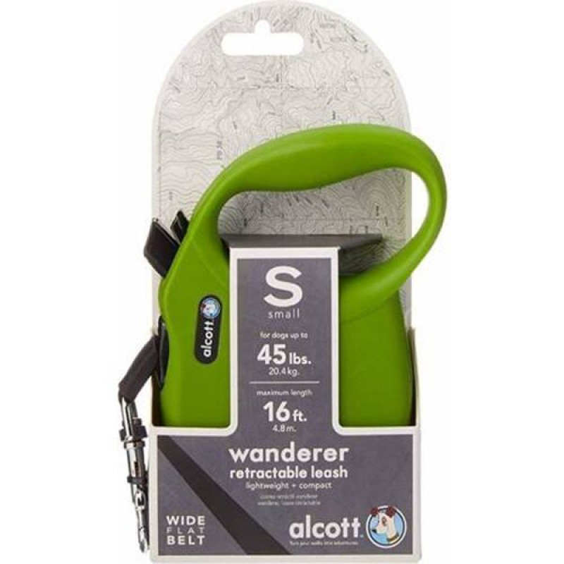 Alcott 5M Wanderer Otomatik Şerit Gezdirme Tasması (S) Yeşil | Köpek Gezdirme Tasması Alcott 5M Wanderer Otomatik Şerit Gezdirme Tasması (S) Yeşil | Köpek Gezdirme Tasması