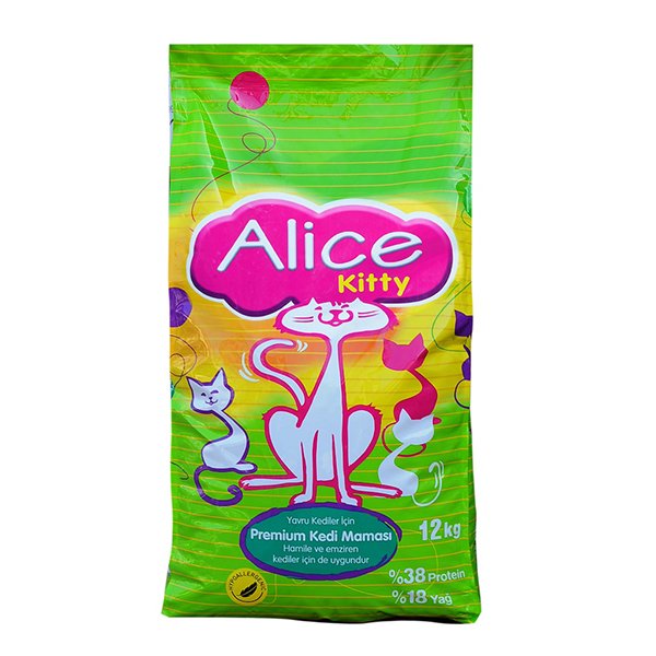Alice 12 Kg Kitty Tavuklu Yavru | Yavru Kedi Kuru Maması