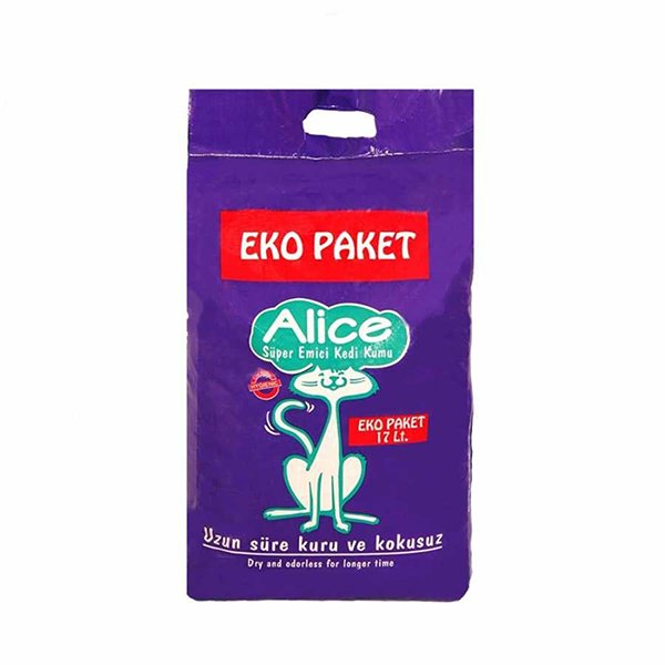Alice 17 Lt Süper Emici Kedi Kumu | Doğal Kedi Kumu