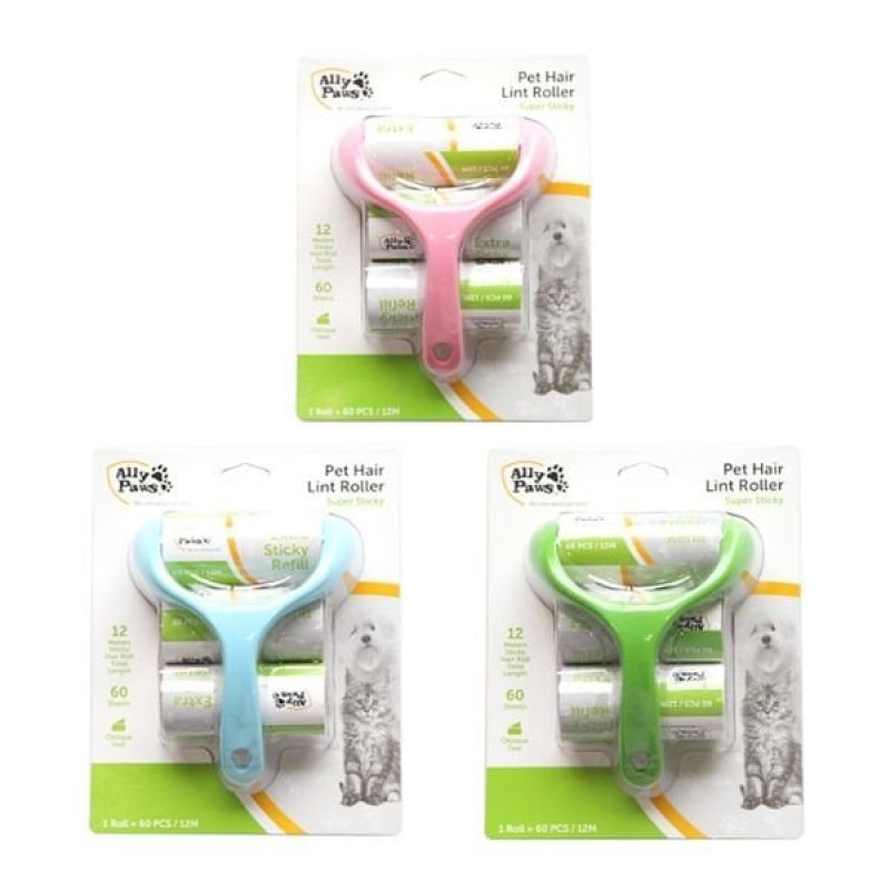 Ally Paws Kedi ve Köpek Tüy Toplama Rulosu 60 Yaprak | Kedi Tüy Toplayıcı Ally Paws Kedi ve Köpek Tüy Toplama Rulosu 60 Yaprak | Kedi Tüy Toplayıcı