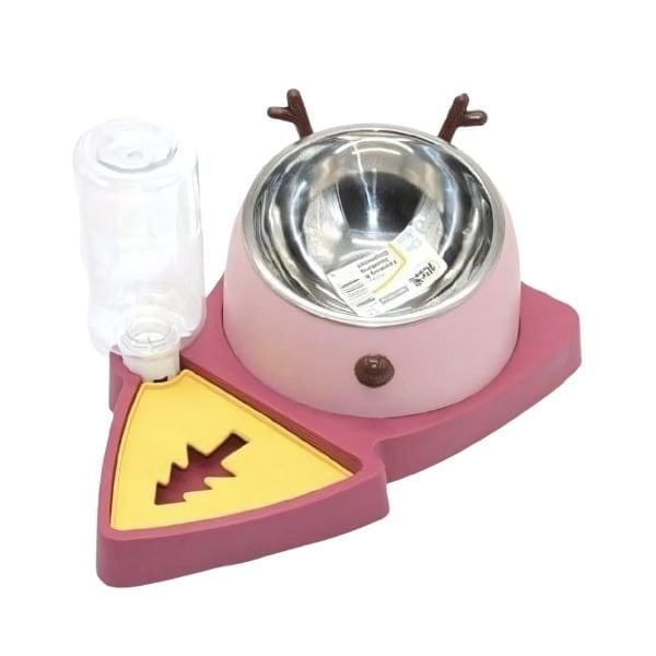 Ally Paws Single İkili Kedi ve Köpek Mama ve Su Kabı 400Ml +320 Ml | Hazenli Mama Ve Su Kabı