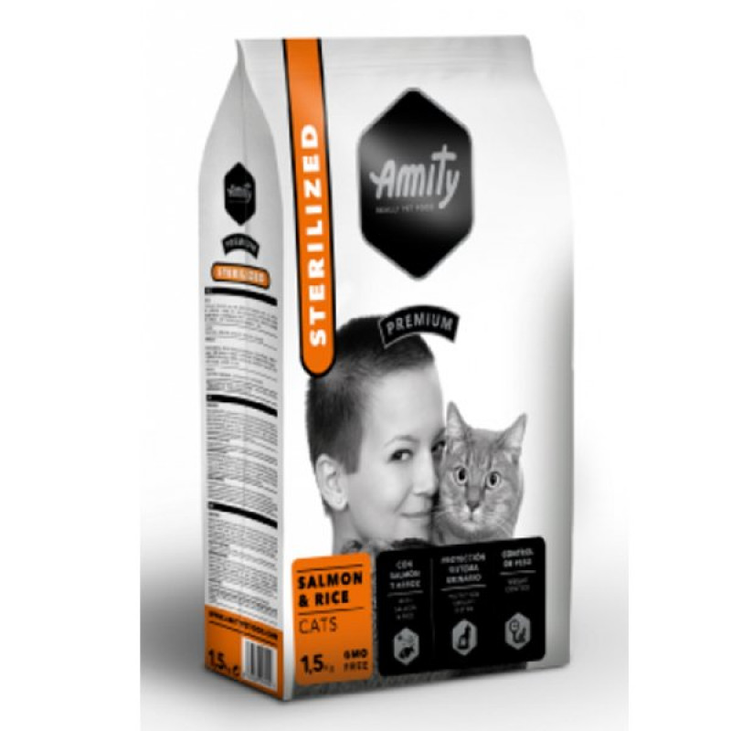 Amity Premium 1,5 Kg Somonlu Kısırlaştırılmış Yetişkin | Kısırlaştırılmış Kedi Maması