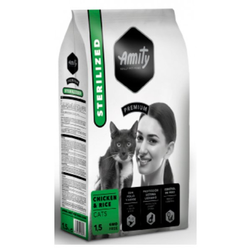 Amity Premium 10 Kg Tavuklu Kısırlaştırılmış Yetişkin | Kısırlaştırılmış Kedi Maması