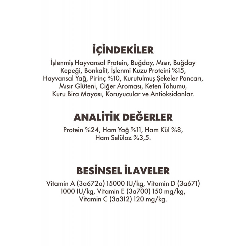 Animal World Puppy 15 Kg Kuzu Etli ve Pirinçli Yavru Köpek Maması