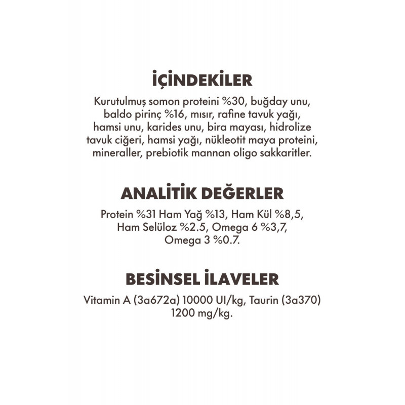 Animal World Sterilised Somonlu Kısırlaştırılmış 1.5 Kg Kedi Maması