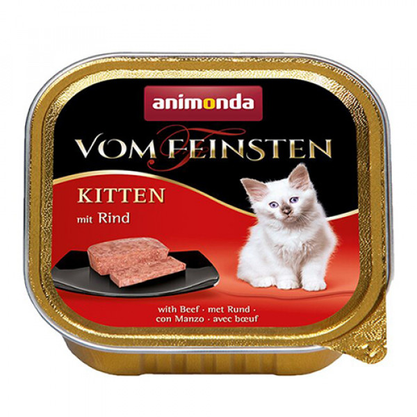 Animonda 100 Gr Vom Feinsten Kitten Sığır Etli | Yavru Kedi Maması
