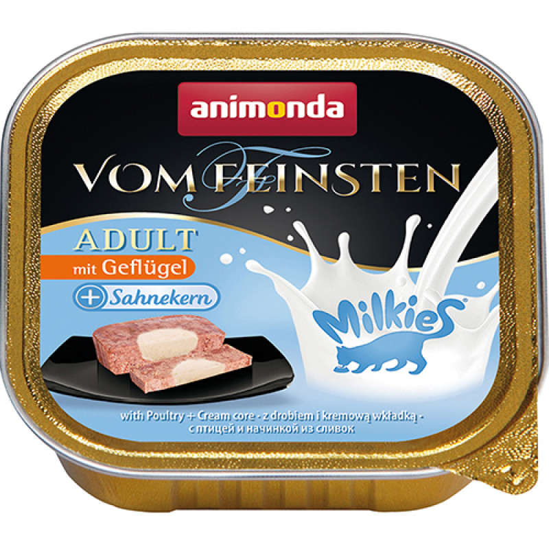 Animonda 100 Gr Vom Feinsten Milkies Kümes Hayvanları + Krema | Yetişkin Kedi Maması Animonda 100 Gr Vom Feinsten Milkies Kümes Hayvanları + Krema | Yetişkin Kedi Maması
