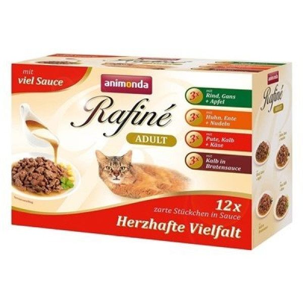Animonda 12 Adet Rafine Multipack Savoury 100 Gr