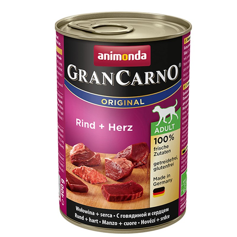 Animonda 400 Gr Gran Carno Adult Sığır Etli + Yürekli | Yetişkin Köpek Konserve Maması Animonda 400 Gr Gran Carno Adult Sığır Etli + Yürekli | Yetişkin Köpek Konserve Maması